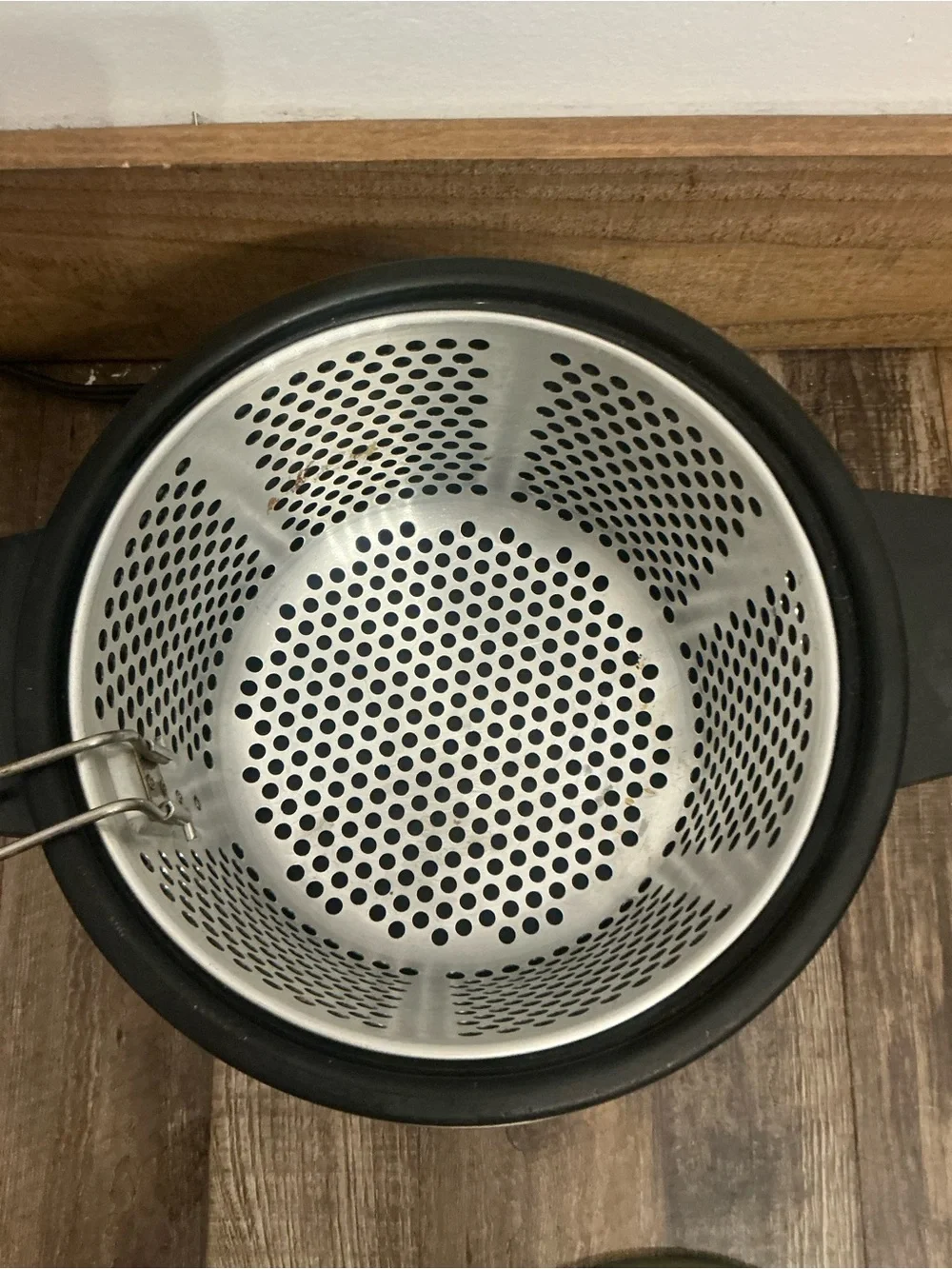 Vintage Sunbeam Cooker Deep Fryer CF-A Green Electric Fryer Basket Lid USA
